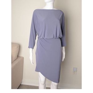 Vintage Forever 21 Goddess Career Cocktail Ruched Long Body Con Stretchy Dress L